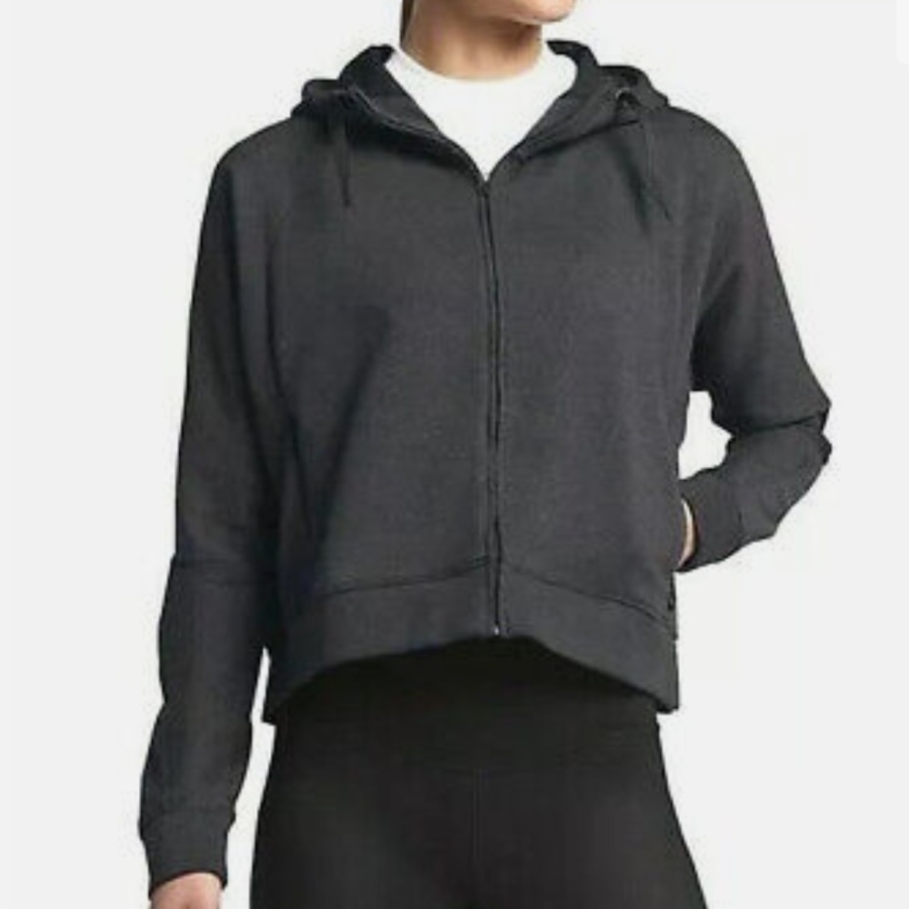 NIKE Training Jacket Gray and Black size Medium